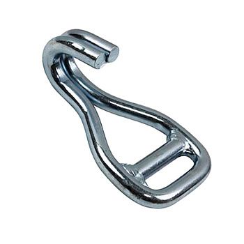 Крюк одинарный стальной 50 мм, 5 т.